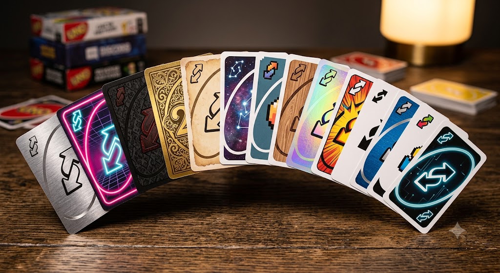 UNO Reverse Card Variations in Different Versions of UNO