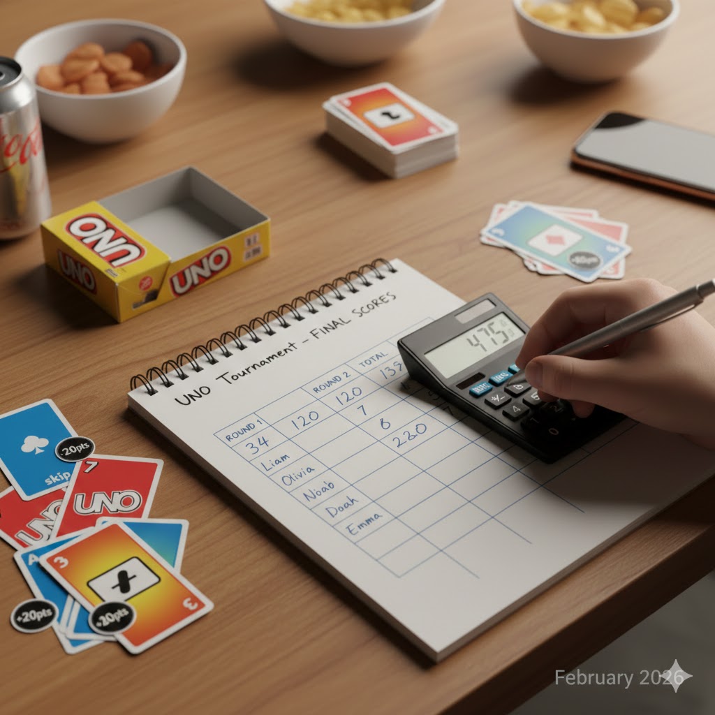 Scoring in Uno Online